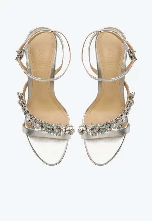 Sandalias Tacón Piel Brillante - Image 6