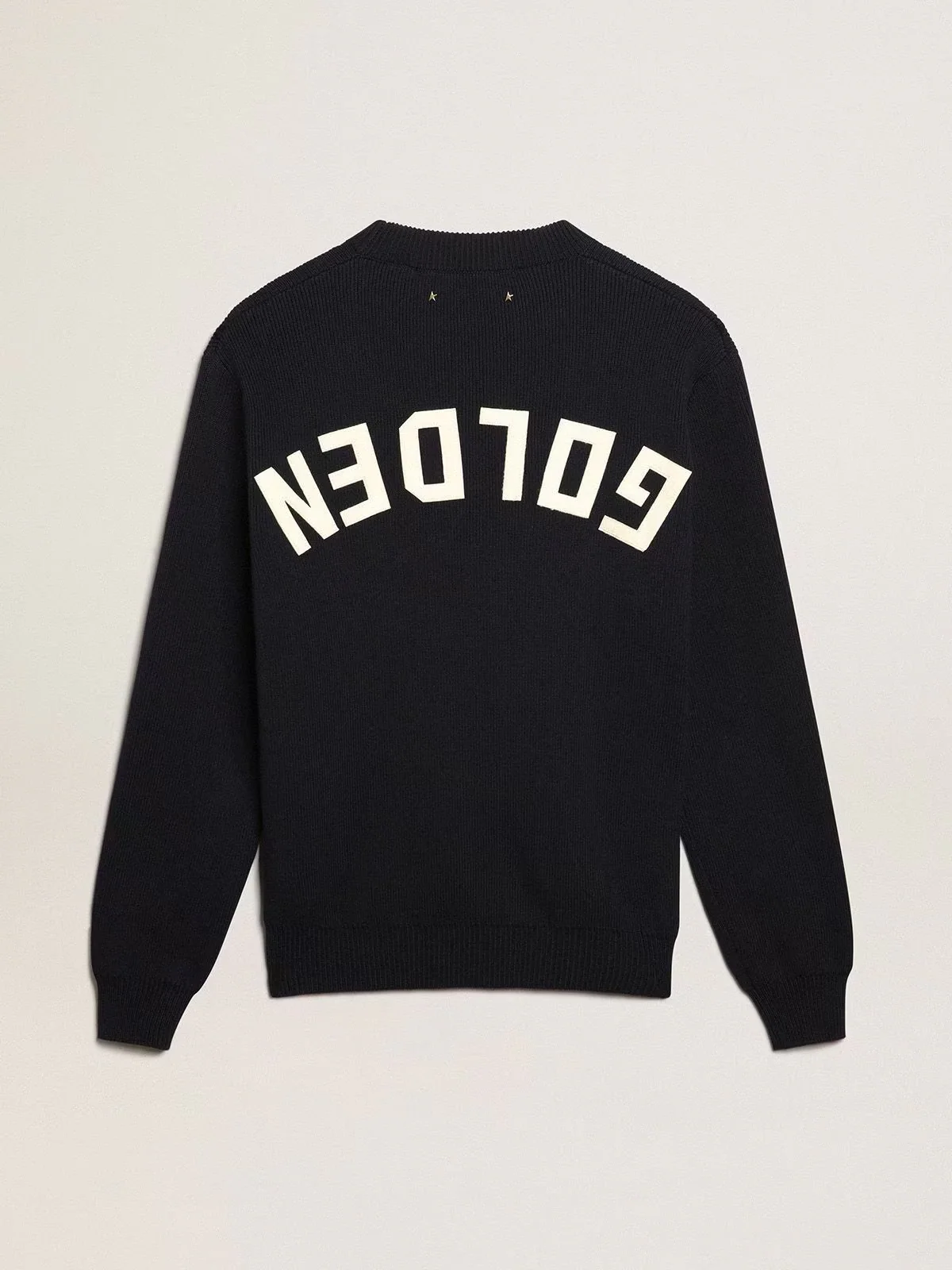 Sweater Golden Knit Crew Neck With Logoyarn - Image 5