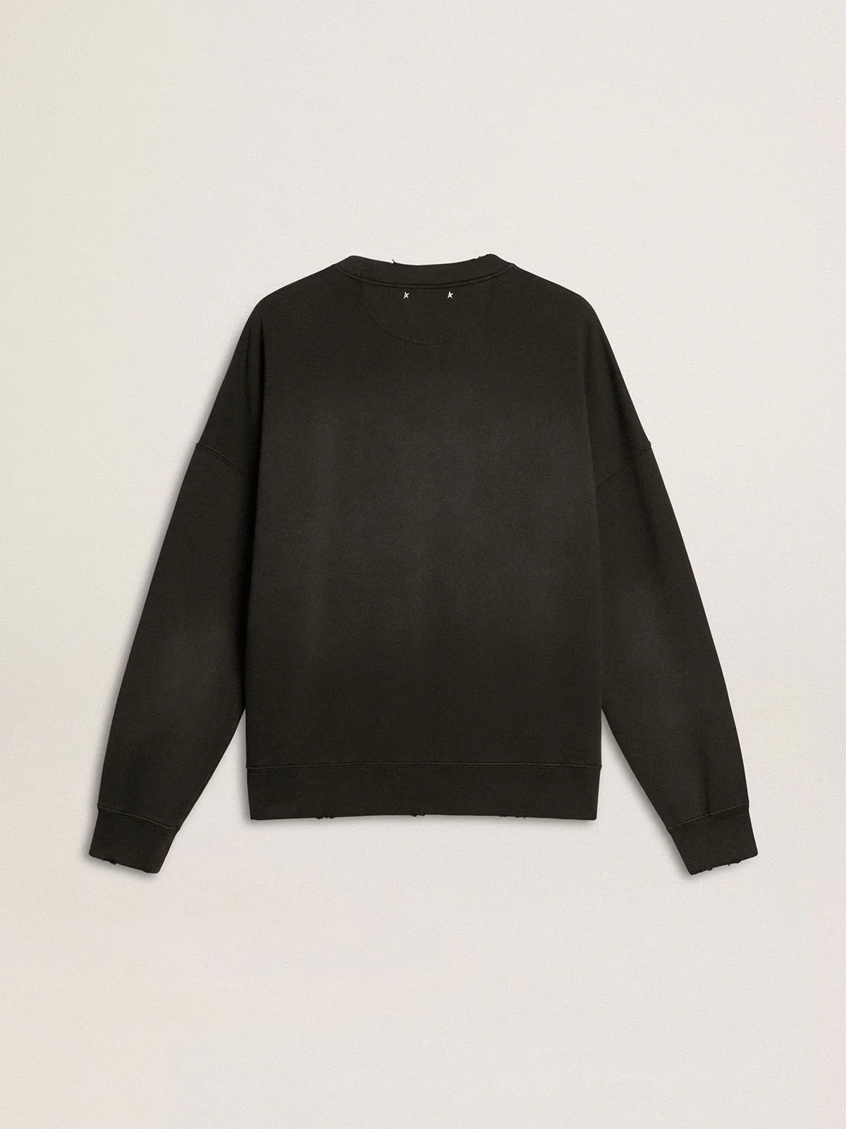 Sweater Journey Crew Neck Dyed Bleaching Effect - Image 5