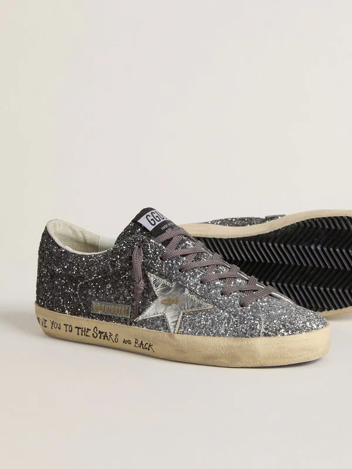 Zapatila Golden Goose Super Star Glitter Mujer - Image 2