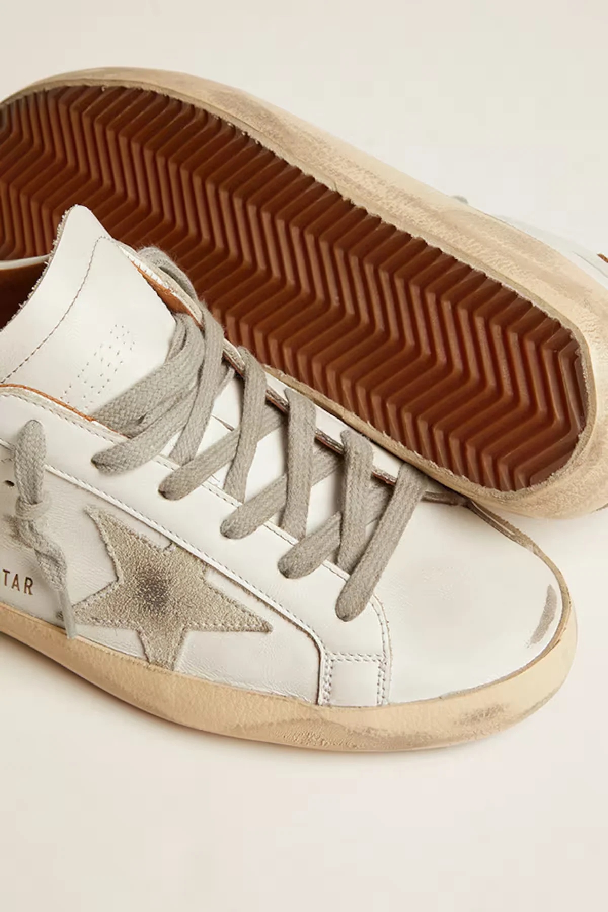 Zapatilla Golden Goose Super Star Leather Star Heel Leather Hombre - Image 2