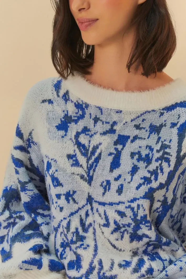 Sweater Pull Tricot Jacquard - Image 3