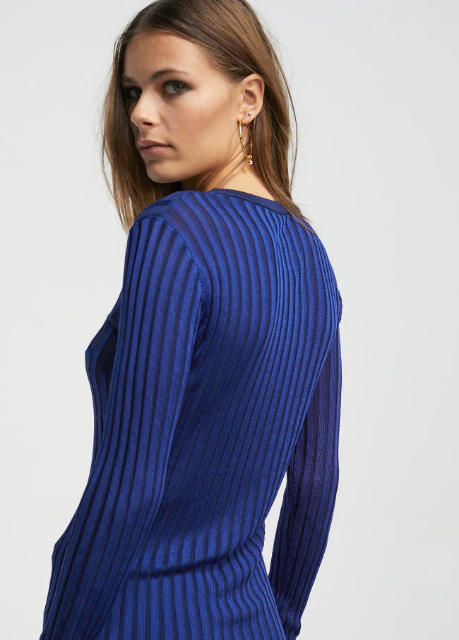 Sweater Ribbed Knit - Image 5
