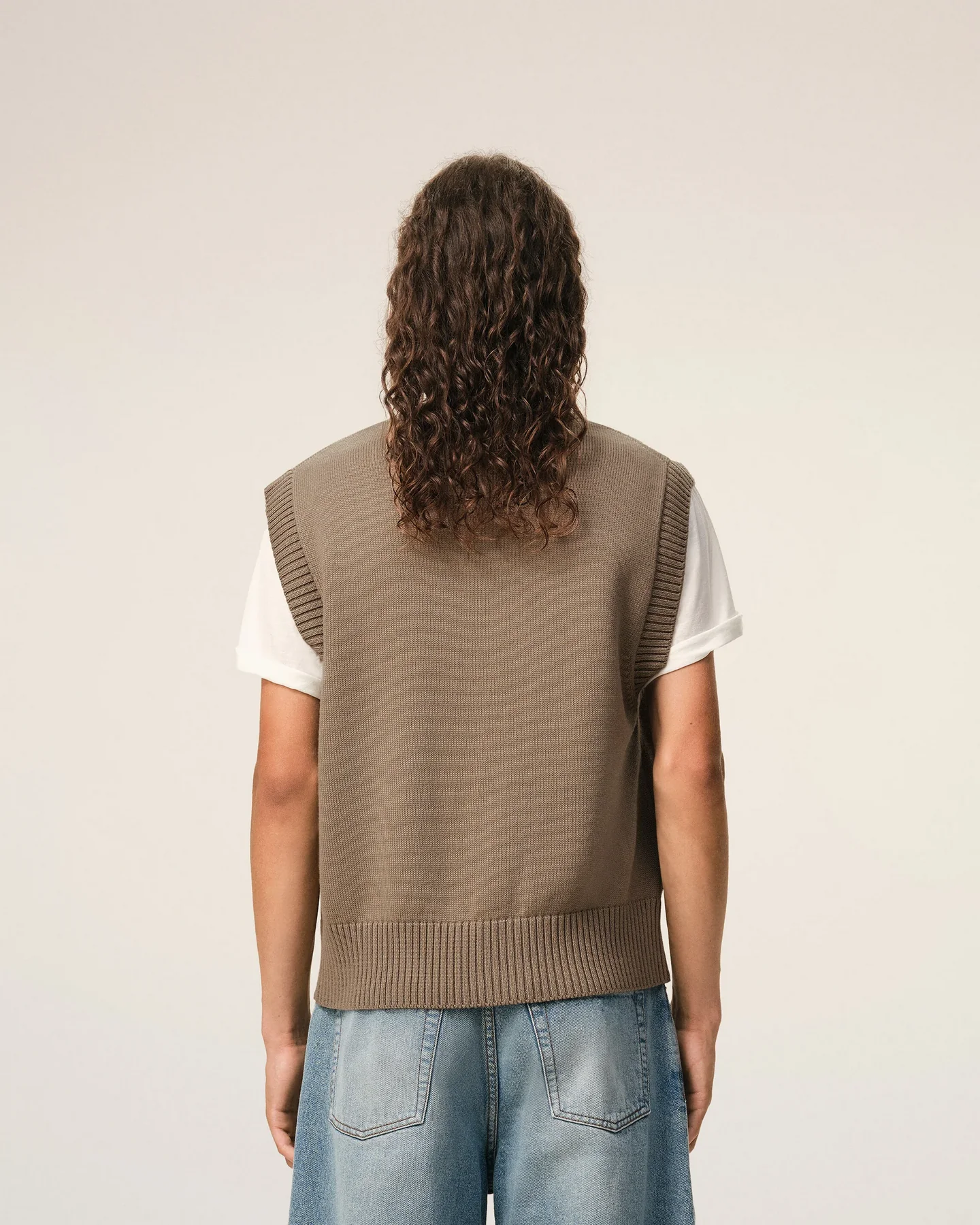 Jersey Sin Mangas Ami De Coeur De Lana Y Algodón Unisex - Image 5