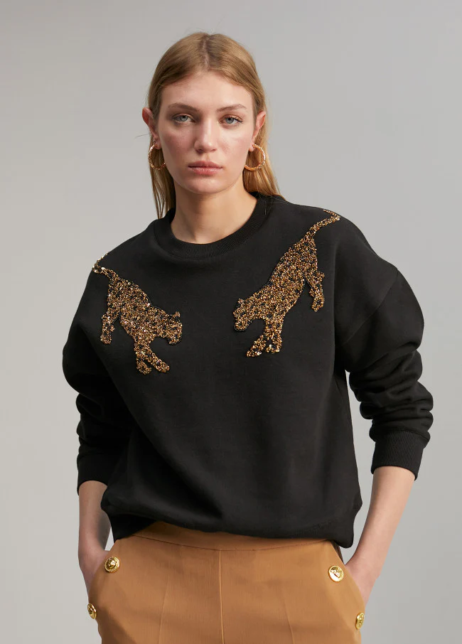 Sweatshirt Con Tiger Details - Image 3