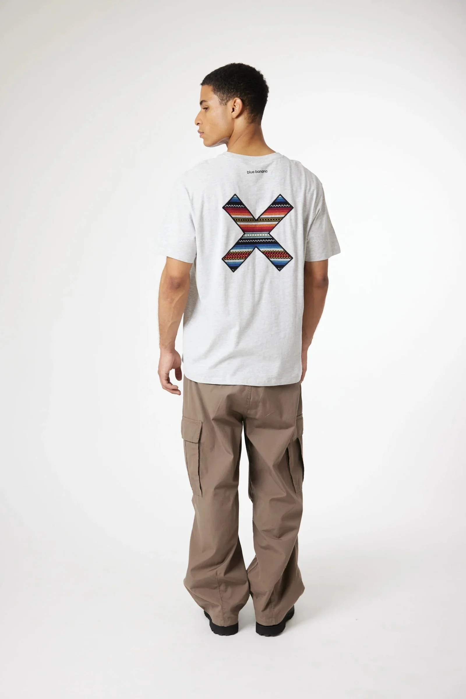 T-Shirt Classic Light Grey Melange - Image 4