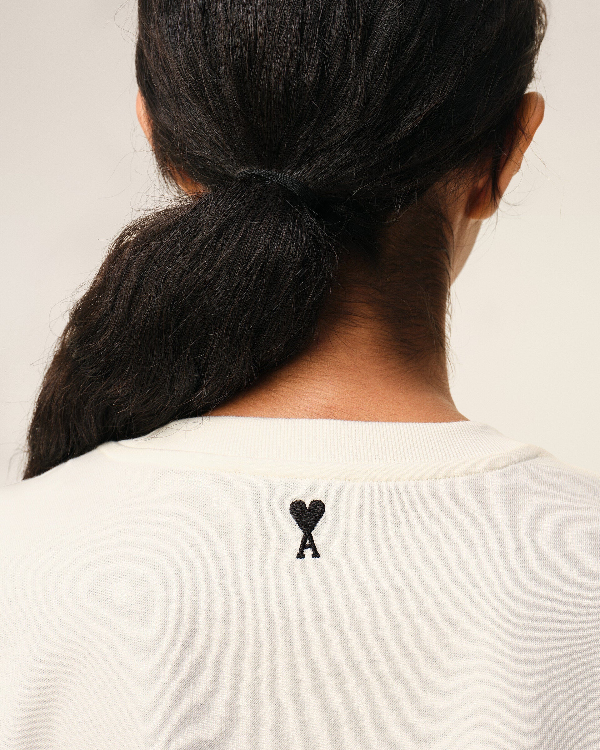 T-Shirt De Algodón Con Estampado Ami Paris Heritage Unisex - Image 4