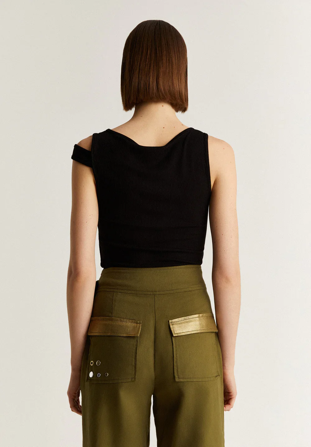 Tank Top Asymmetric Tee - Image 3