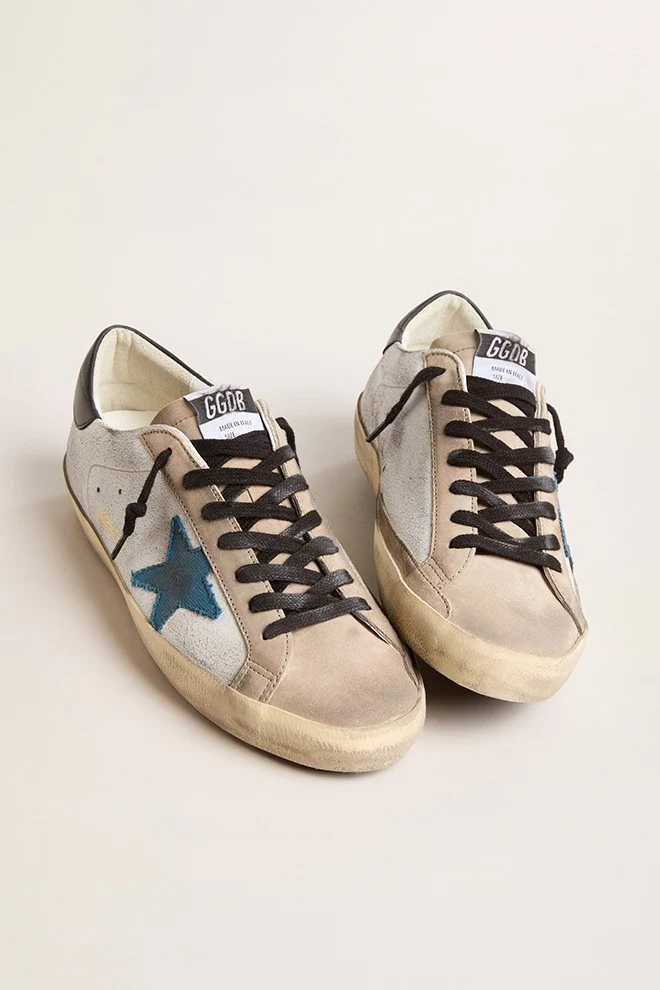 Zapatillas Golde Goose Super Star Leather Suede Canvas Star Hombre - Image 2