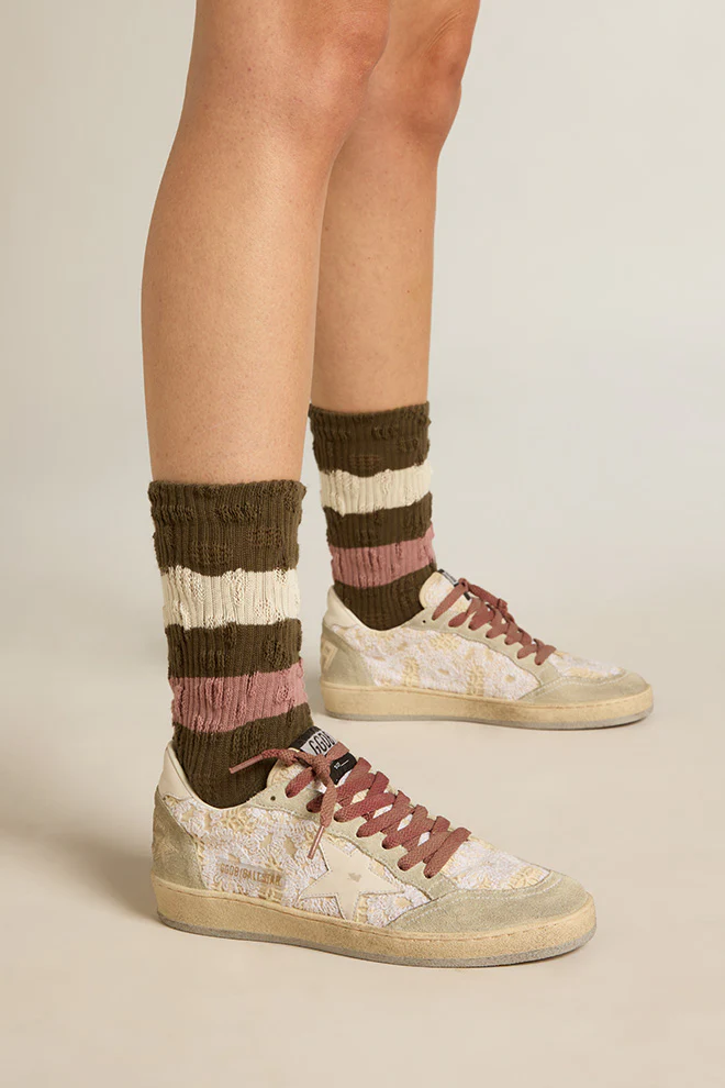 Zapatillas Golden Goose Ball Star Macrame Mujer - Image 4