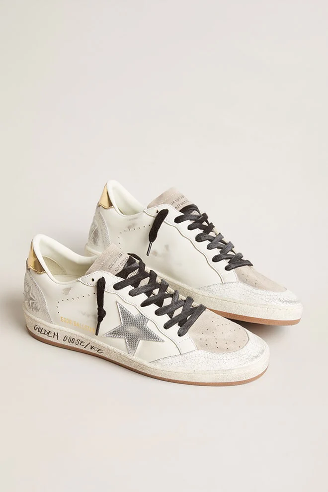 Zapatillas Golden Goose Ballstar Leath Crack Vipr Print Star Sign Mujer - Image 2