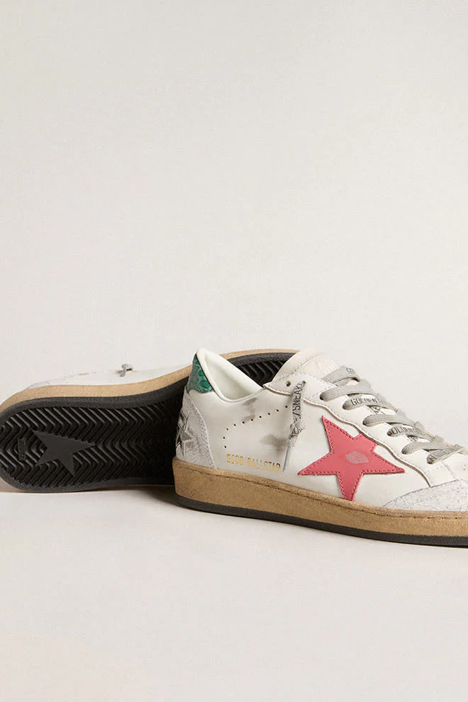 Zapatillas Golden Goose Ballstar Leath Star Crack Spr Coco Printed Mujer - Image 3