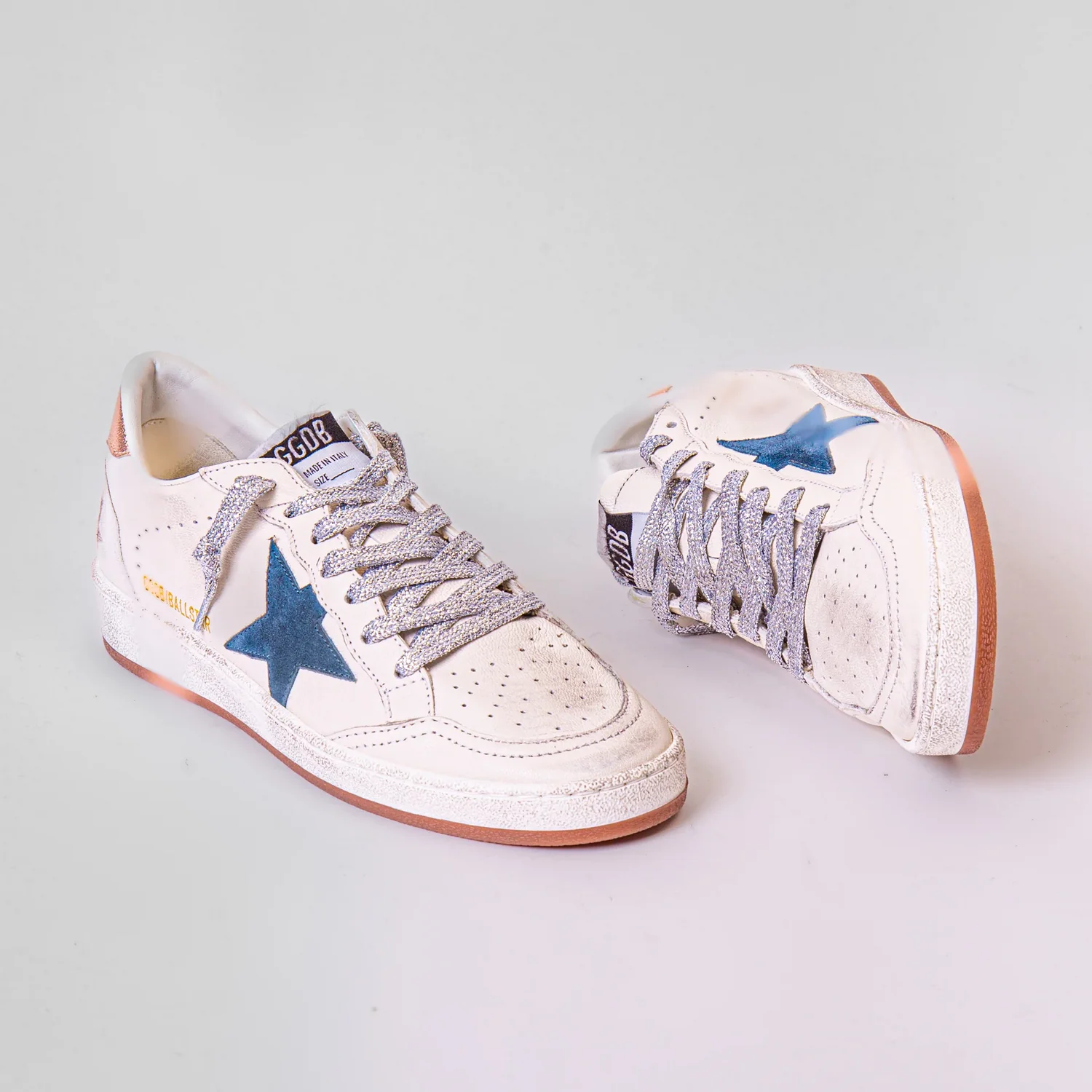 Zapatillas Golden Goose Ballstar Nappa Spur Suede Star Lamn Heel Mujer - Image 2