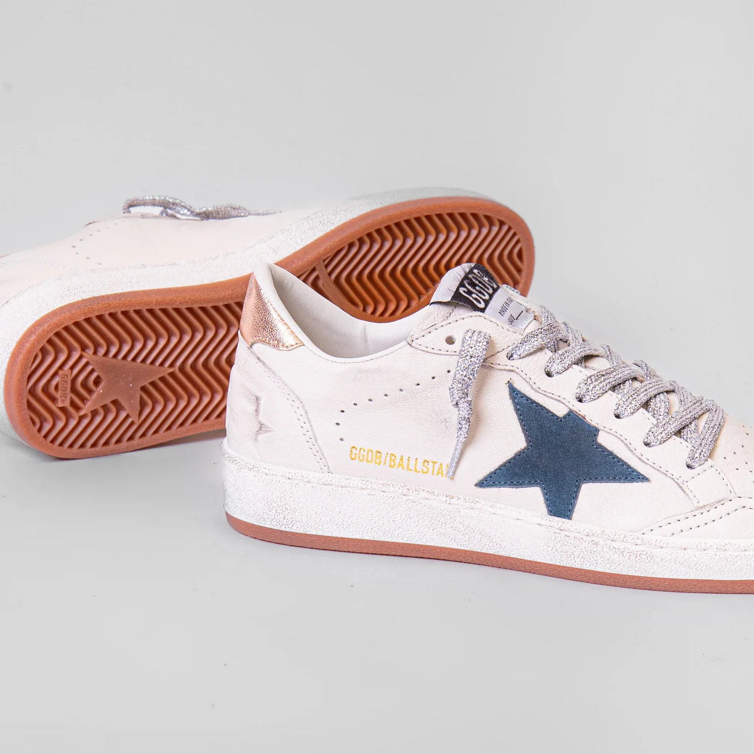 Zapatillas Golden Goose Ballstar Nappa Spur Suede Star Lamn Heel Mujer - Image 3