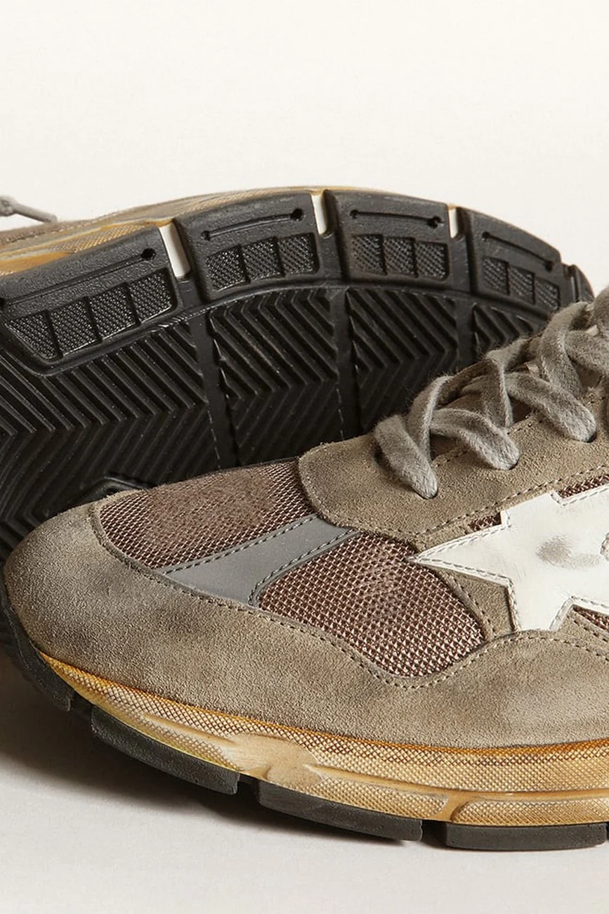 Zapatillas Golden Goose Dad Net And Suede Upper Leather Starnet hombre - Image 4