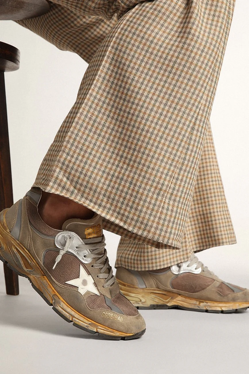 Zapatillas Golden Goose Dad Net And Suede Upper Leather Starnet hombre - Image 5