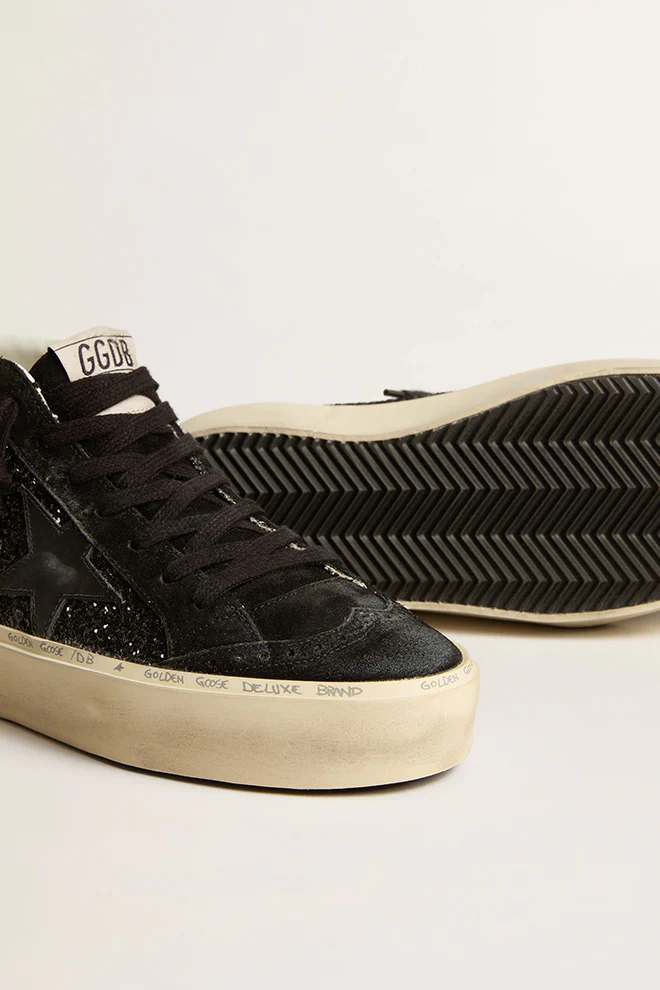 Zapatillas Golden Goose  Hi Mid Star Glitter Upper Mujer - Image 4