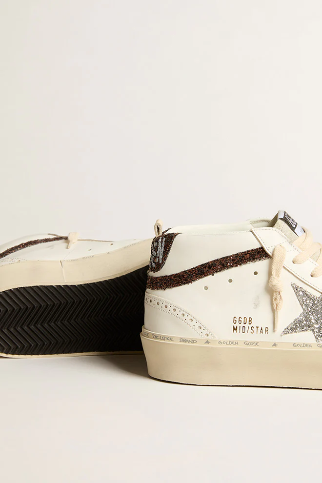 Zapatillas Golden Goose Hi Mid Star Leather Mujer - Image 3
