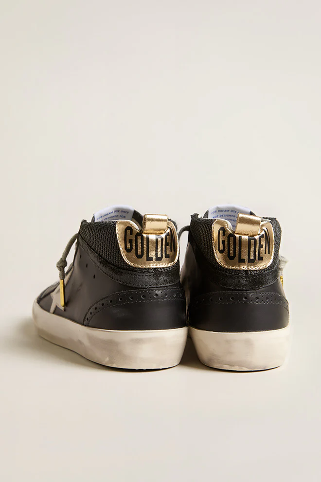 Zapatillas Golden Goose Mid Star 2Q Leath Net Star Lamn Suede Wave Mujer - Image 3