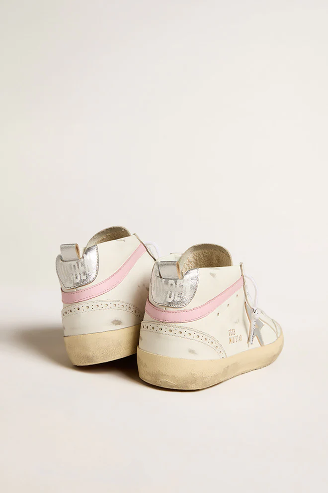 Zapatillas Golden Goose  Mid Star Laminated Star Mujer - Image 3