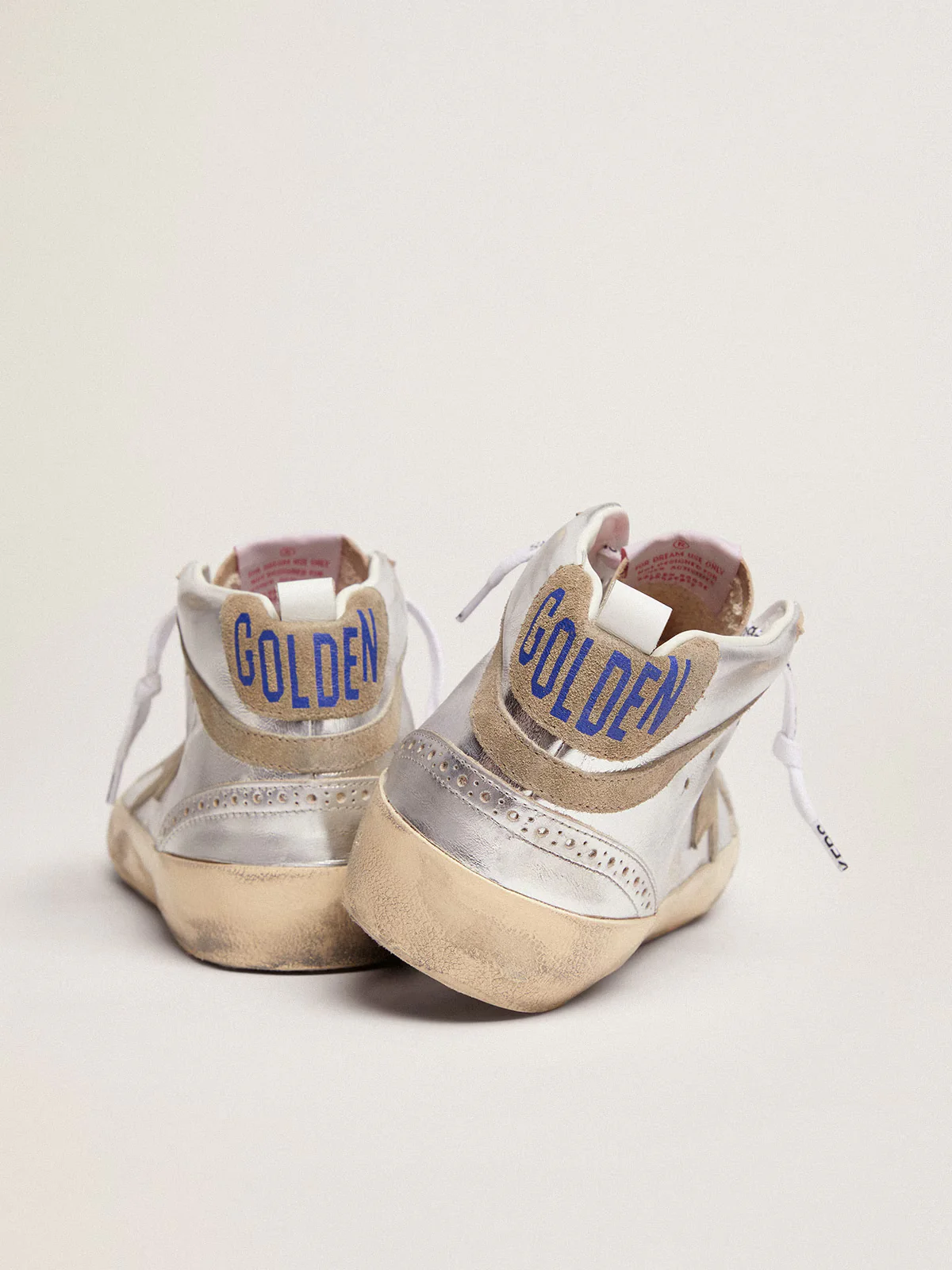 Zapatillas Golden Goose Mid Star Laminated Upper Mujer - Image 3