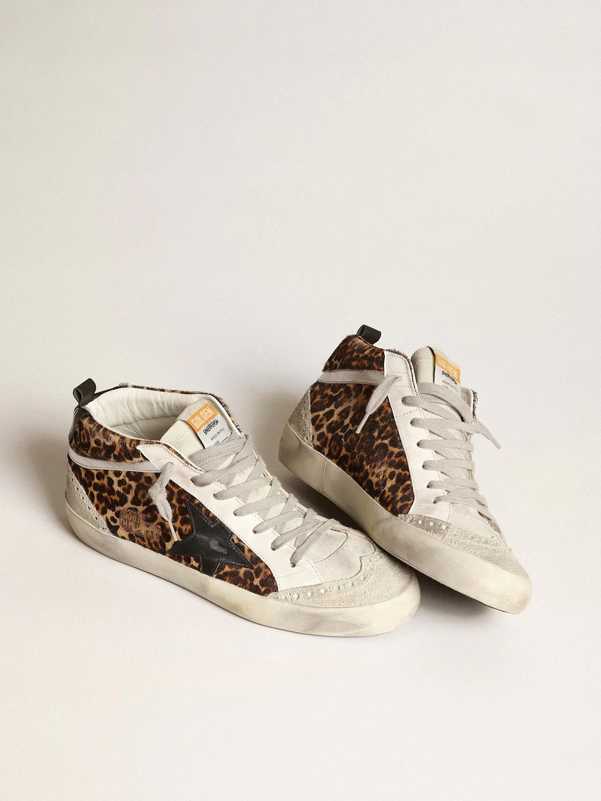 Zapatillas Golden Goose Mid Star Leopard Mujer - Image 2