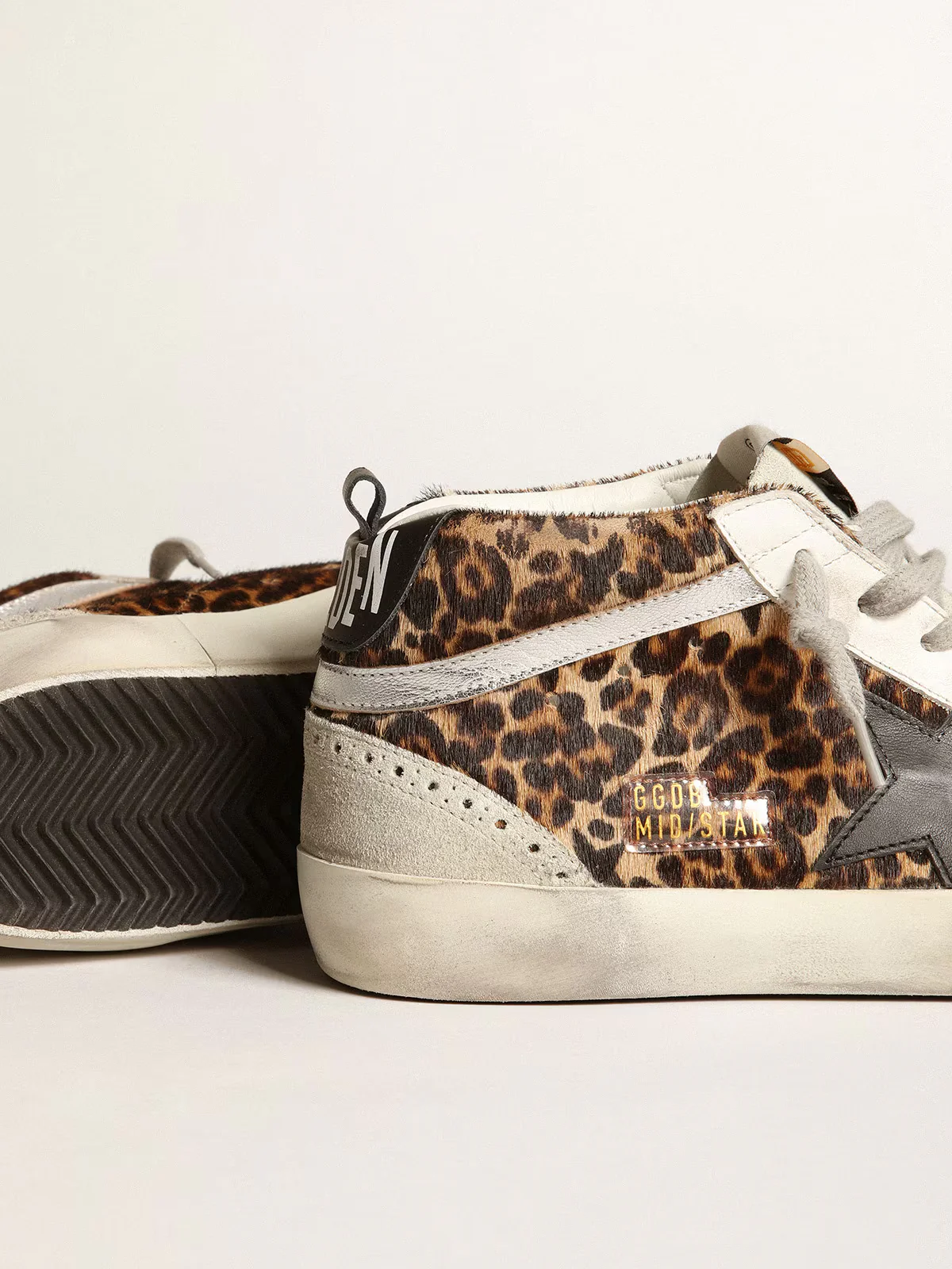 Zapatillas Golden Goose Mid Star Leopard Mujer - Image 4