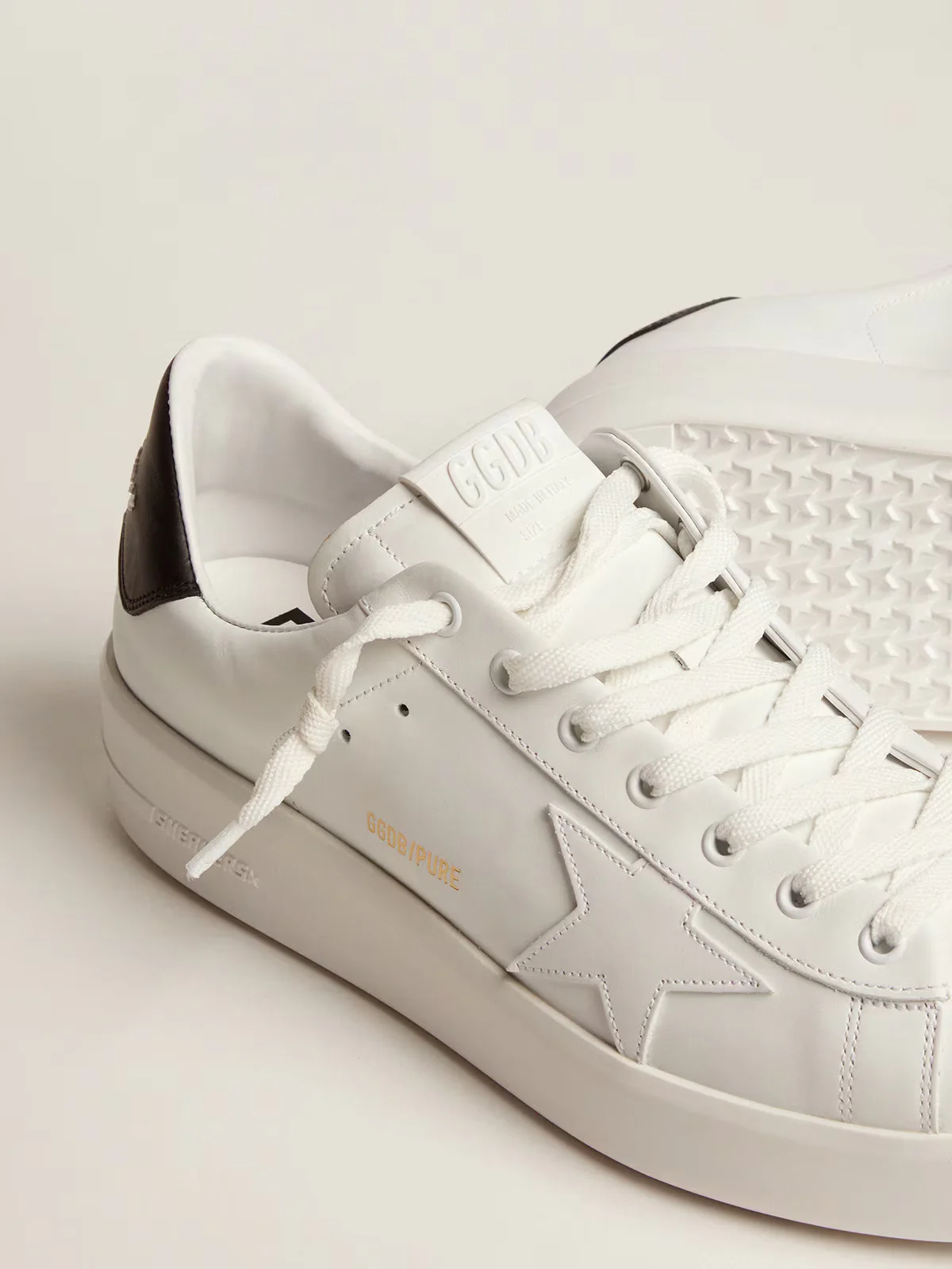 Zapatillas Golden Goose Pure Star Leather Upperleather Upper And Heel Hombre - Image 3