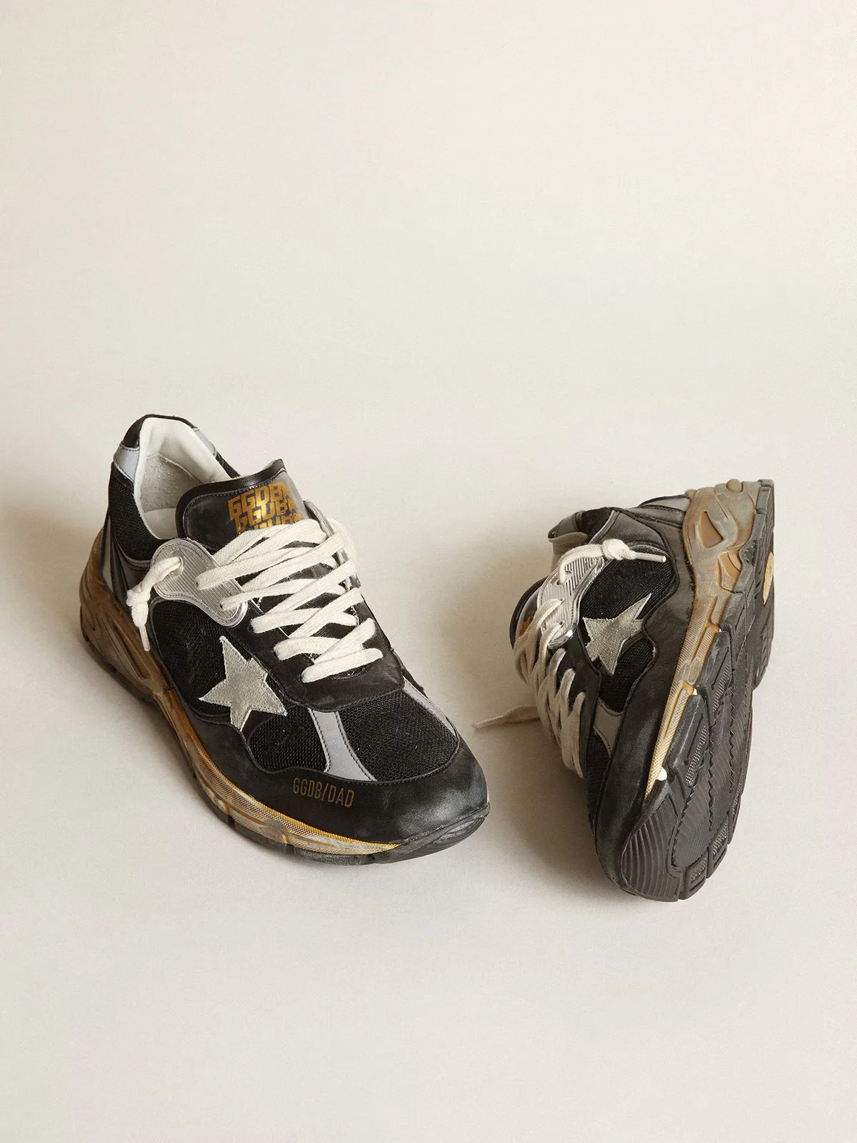 Zapatillas Golden Goose Running Dad Net And Nappa Upper Suede Star Mujer - Image 2