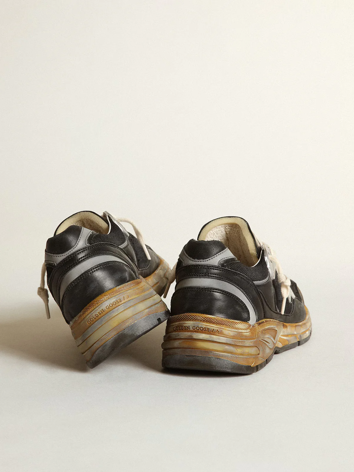 Zapatillas Golden Goose Running Dad Net And Nappa Upper Suede Star Mujer - Image 3