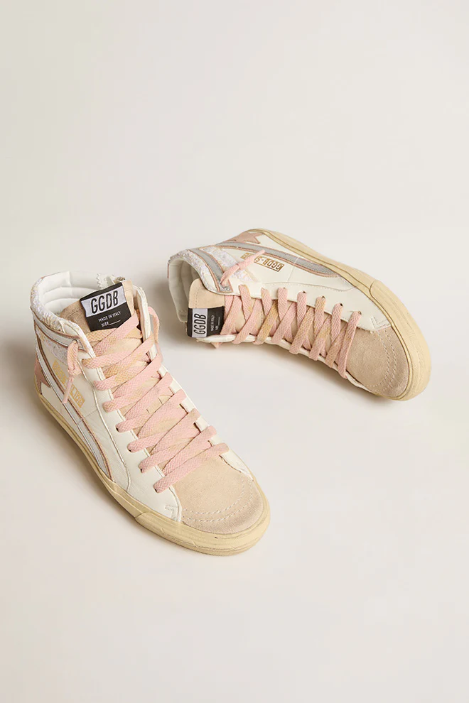 Zapatillas Golden Goose Slide Nappa And Macrame Mujer - Image 2