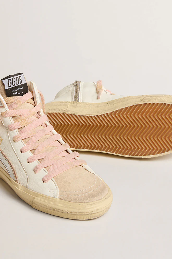 Zapatillas Golden Goose Slide Nappa And Macrame Mujer - Image 4