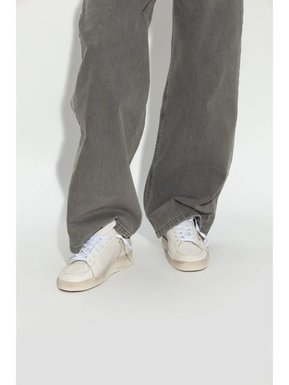 Zapatillas Golden Goose Stardan Leather Suede Laminate Star Glitt Mujer - Image 5