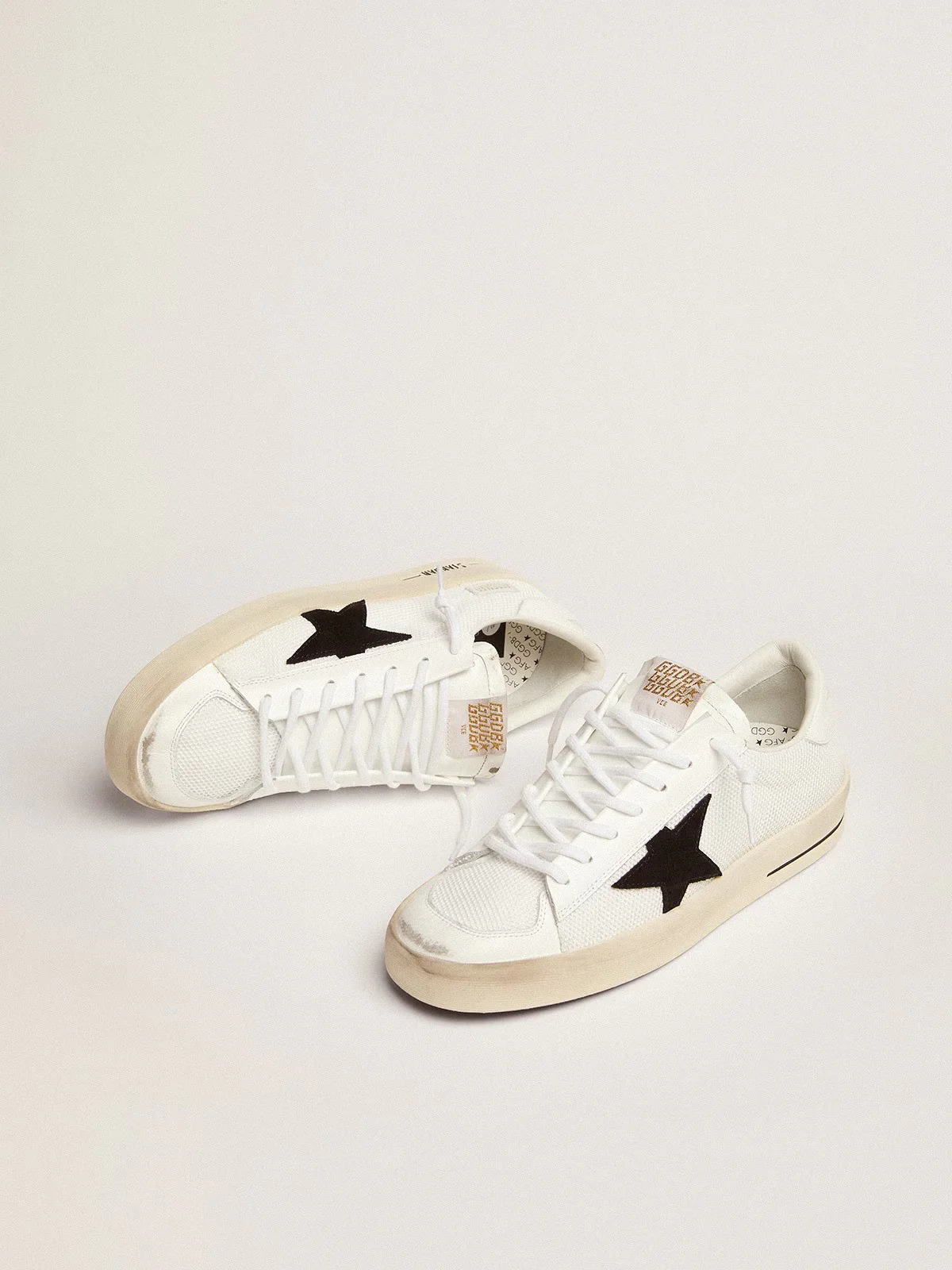 Zapatillas Golden Goose Stardan Net Upper Shiny Leather Hombre - Image 2