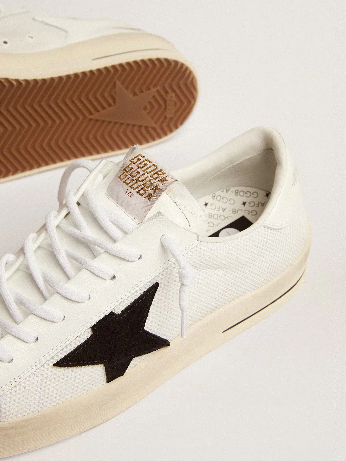 Zapatillas Golden Goose Stardan Net Upper Shiny Leather Hombre - Image 3