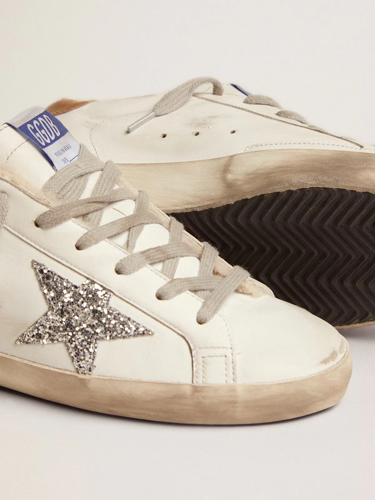 Zapatillas Golden Goose Super-Star Con Forro De Shearling Mujer - Image 4