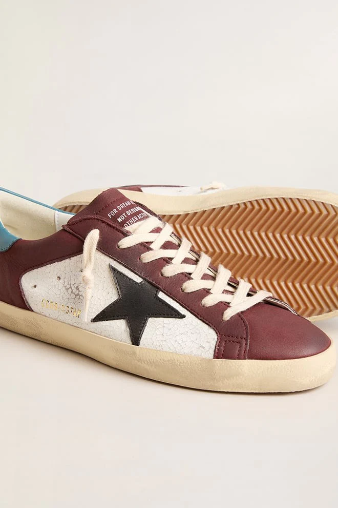 Zapatillas Golden Goose Super Star Crack And Leather Upper Leather Star Hombre - Image 3