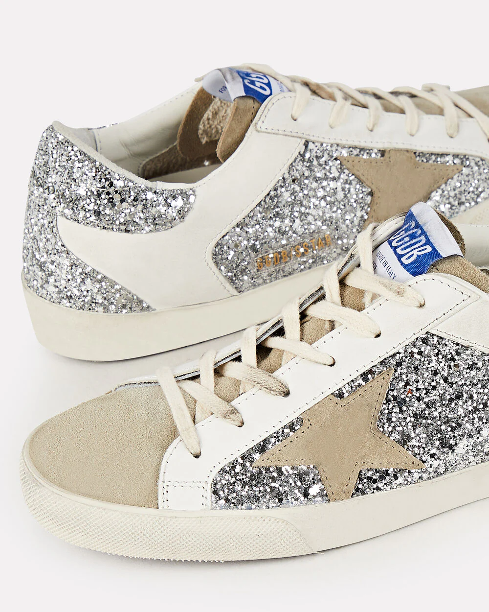 Zapatillas Golden Goose Mujer Super-Star Glitter Leather - Image 2