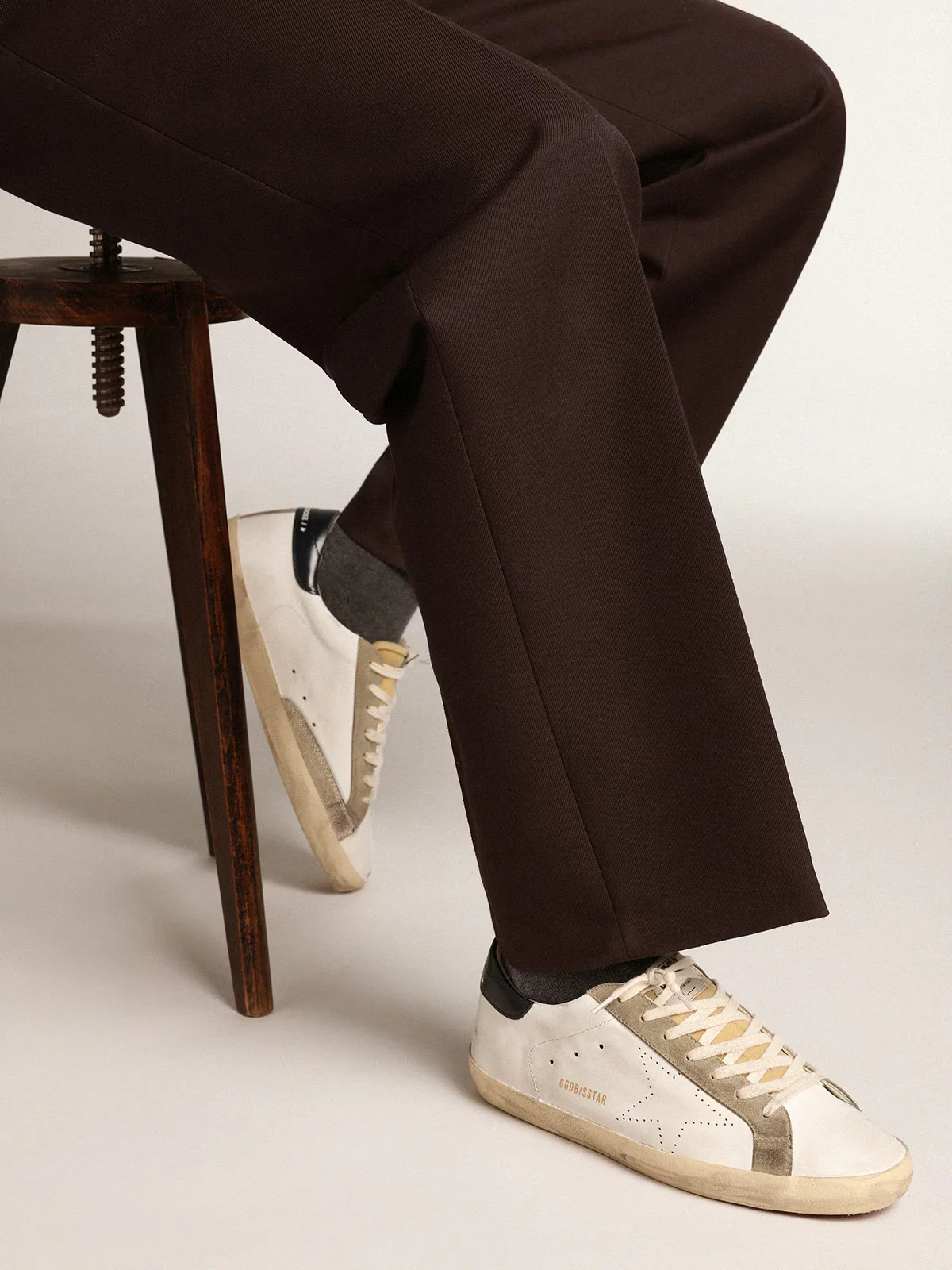 Zapatillas Golden Goose Super-Star Leather Upper Foam Tongue Skate Star Shiny Leather Hombre - Image 5