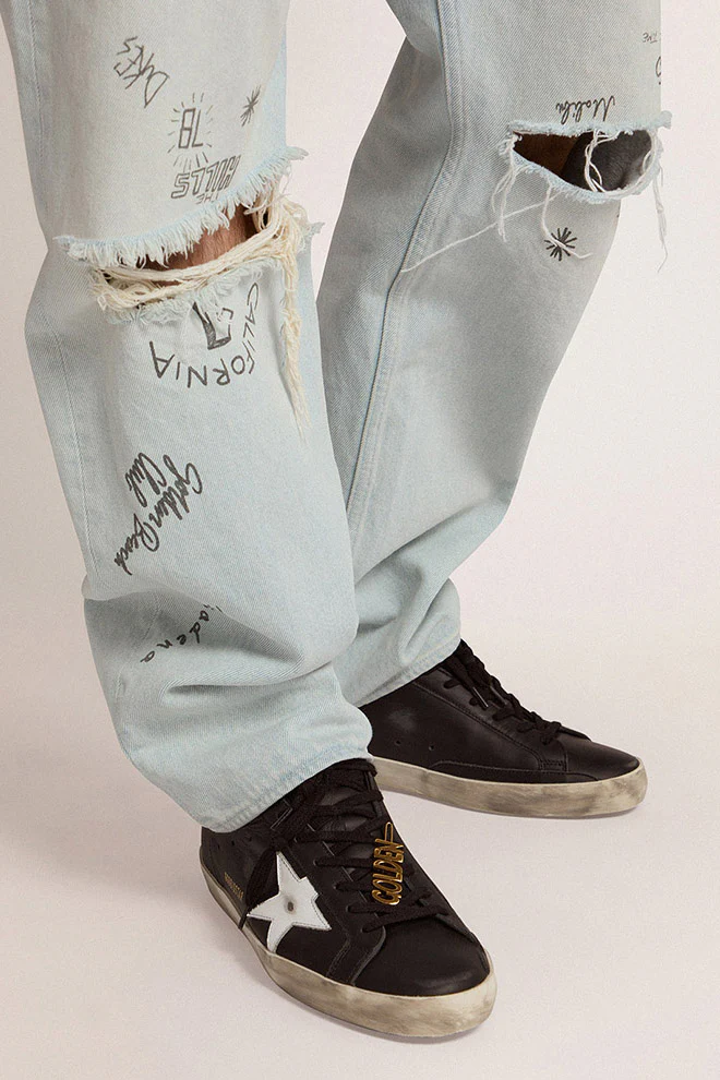 Zapatillas Golden Goose Super-Star Leather Upper Shiny Leather hombre - Image 5