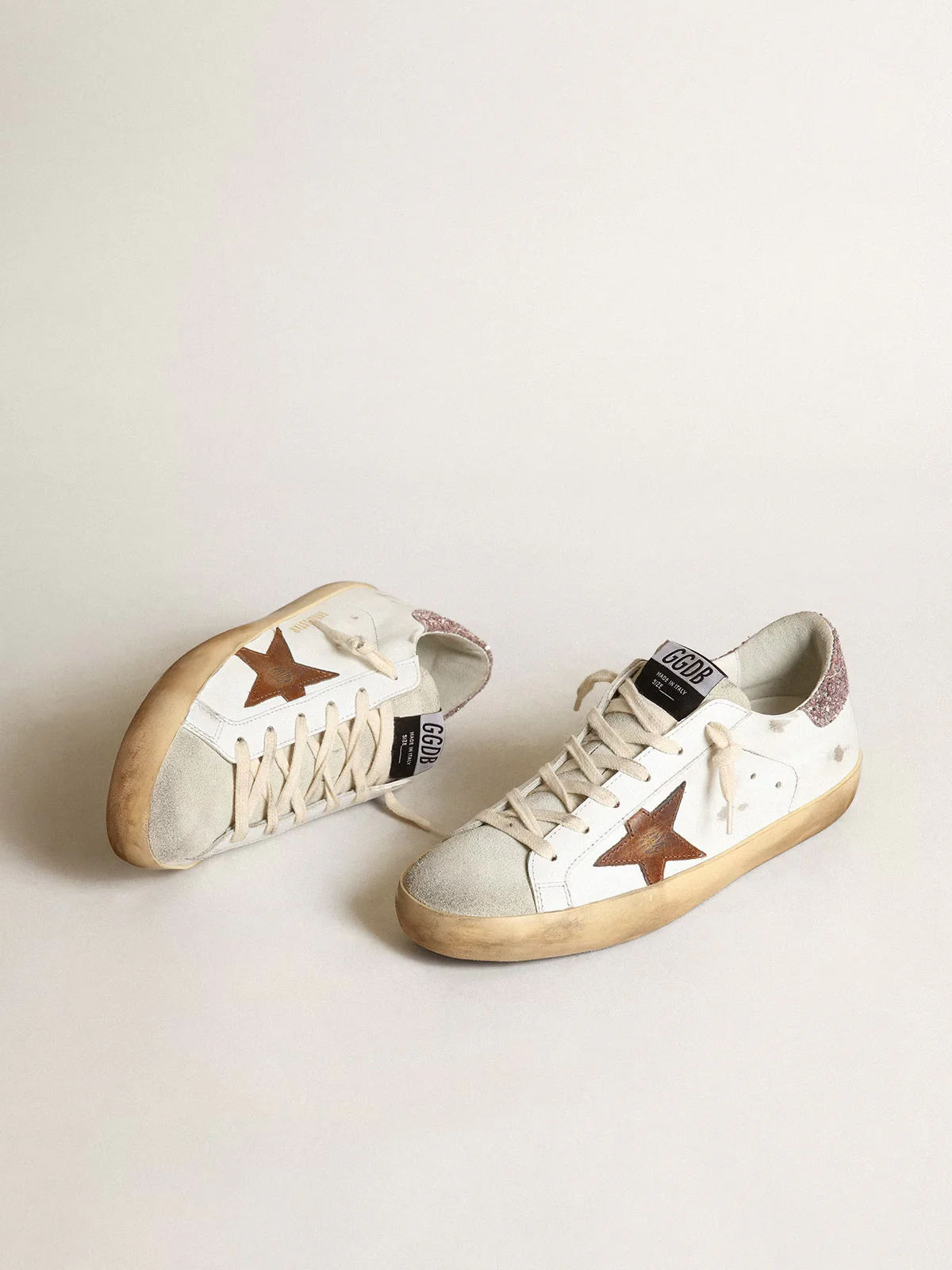 Zapatillas Golden Goose Mujer Super-Star Leather Upper Vintage - Image 2