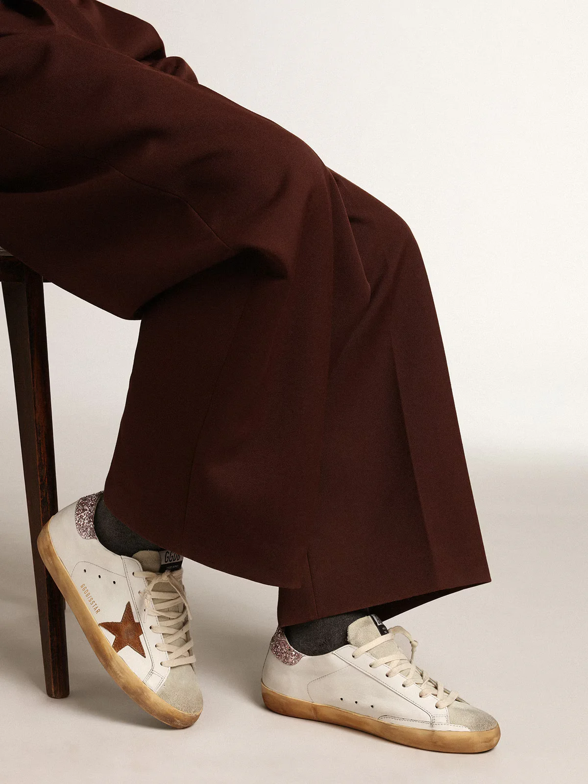 Zapatillas Golden Goose Mujer Super-Star Leather Upper Vintage - Image 5