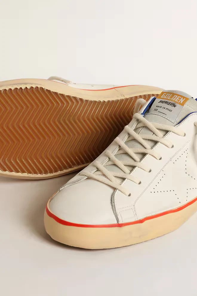 Zapatillas Golden Goose Super-Star Leather Upper With Signature Suede Hombre - Image 3