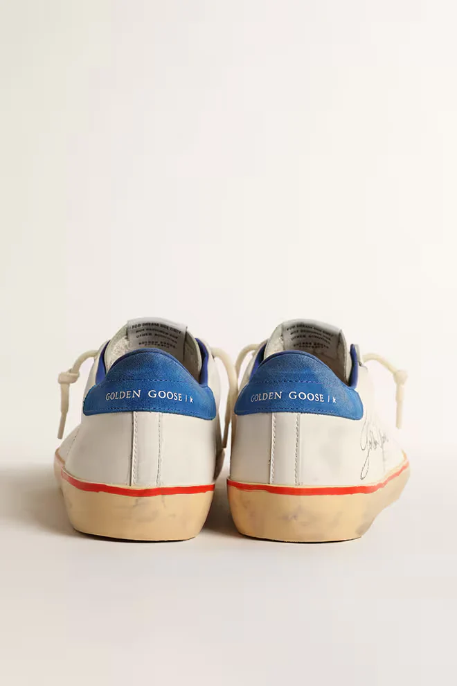 Zapatillas Golden Goose Super-Star Leather Upper With Signature Suede Hombre - Image 4