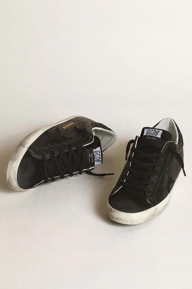 Zapatillas Golden Goose Super-Star Nappa Black Mujer - Image 2