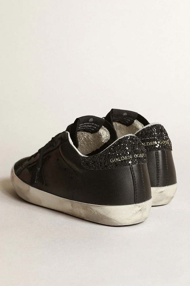 Zapatillas Golden Goose Super-Star Nappa Black Mujer - Image 4