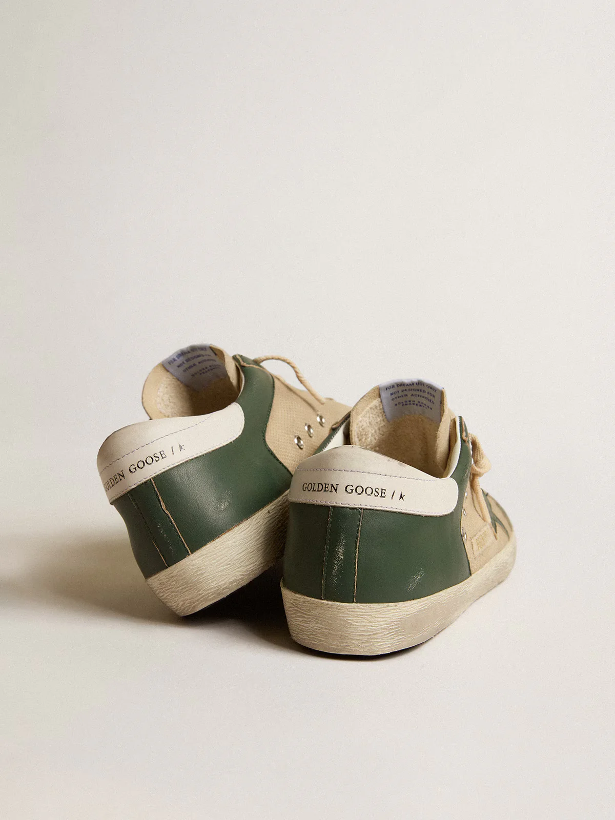 Zapatillas Golden Goose Super-Star Net And Nappa Upper Nylon Hombre - Image 3