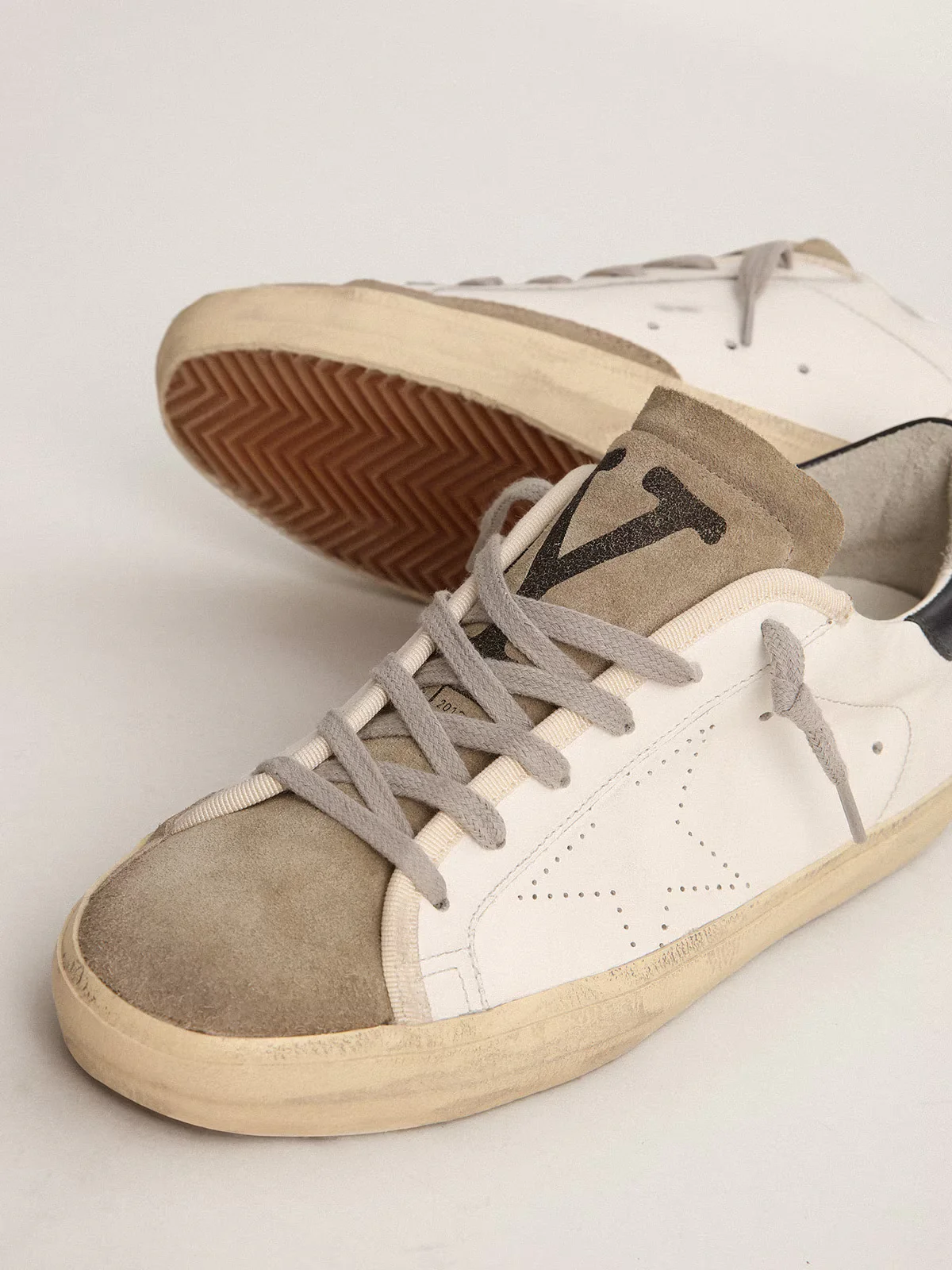 Zapatillas Golden Goose Super-Star Skate Leather Upper And Heel Suede Hombre - Image 3