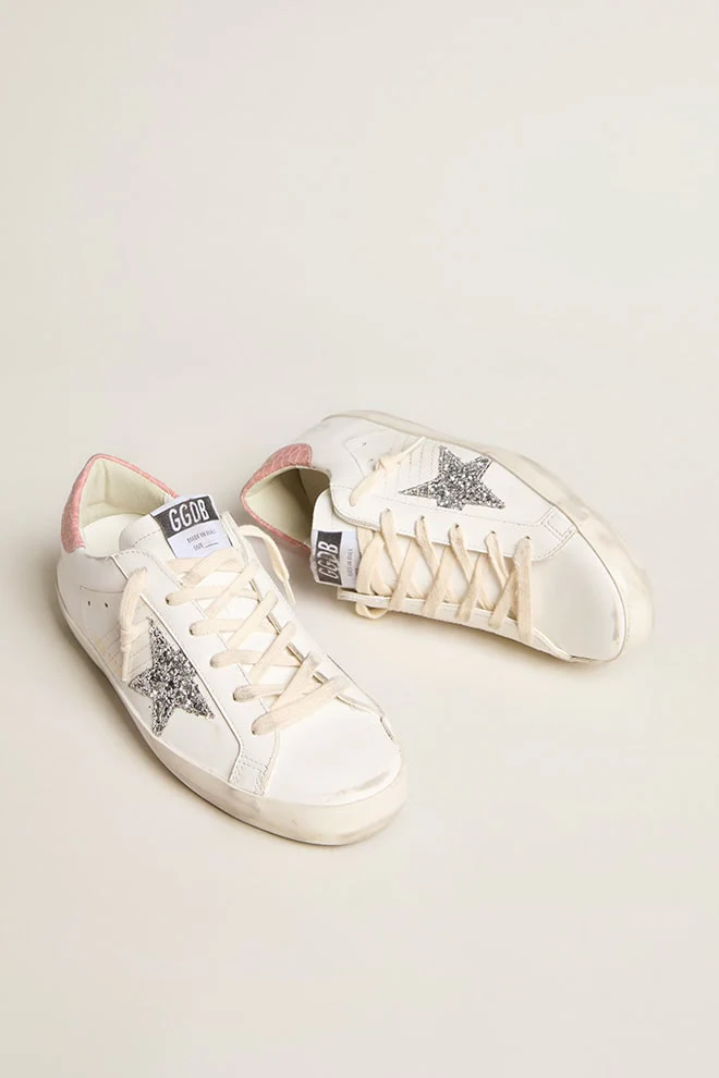 Zapatillas Golden Goose Superstar Leather Glitter Star Coco Print - Image 2