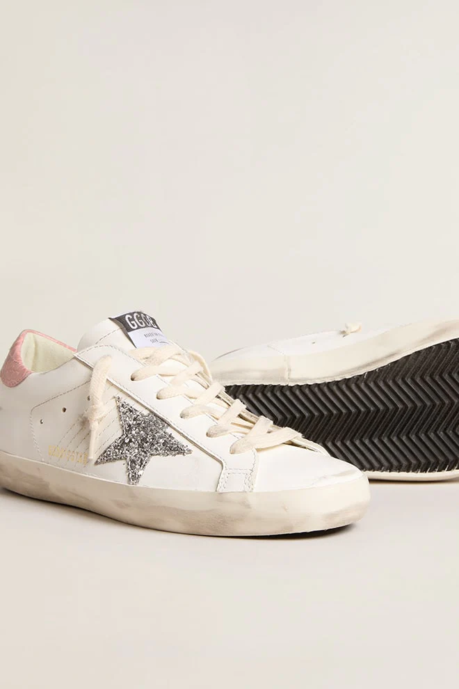 Zapatillas Golden Goose Superstar Leather Glitter Star Coco Print - Image 3